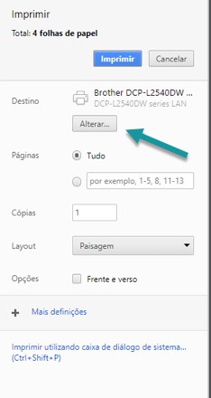 imprimindo o extrato bancário CEF em pdf no google chrome