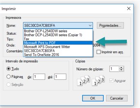 imprimindo o extrato bancário CEF em pdf no Mozilla Firefox